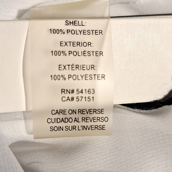 Tommy Hilfiger Sleeveless Blouse Textured Satin Stripes - Picture 10 of 11